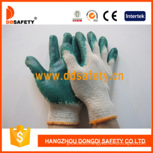 Cotton/Polyester Liner Latex Smooth Finished Glove (DKL314)